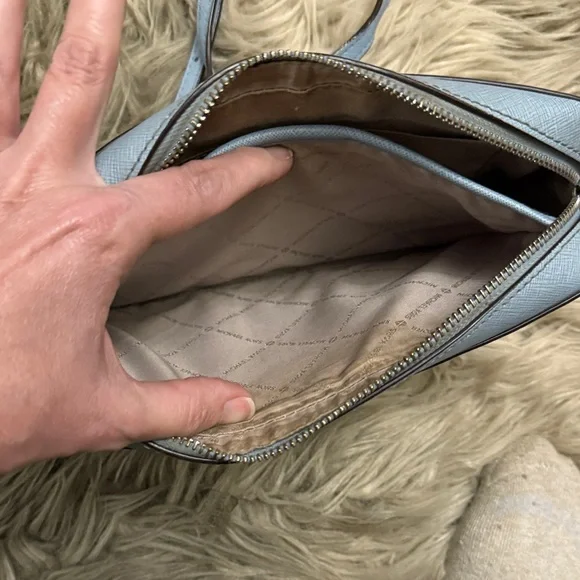 Michael Kors Sky Blue Crossbody Bag - Picture 12 of 15